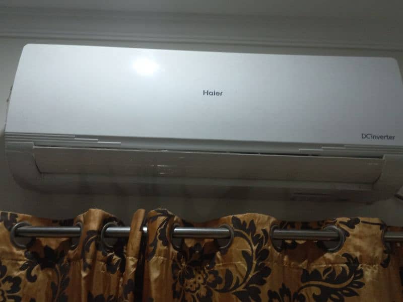 Haier inverter ac 1.5 ton 10/10 condition only 1 month use 2024 model 6