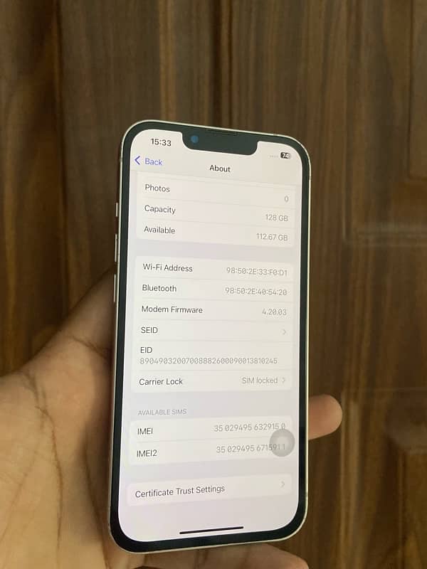 Iphone 13/ 128gb JV non pta non active no fault urgent sale 10