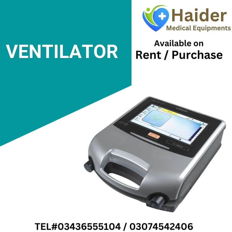 Portable Ventilator Machine on Rent & PurPorchase | Ventilator Machine 0