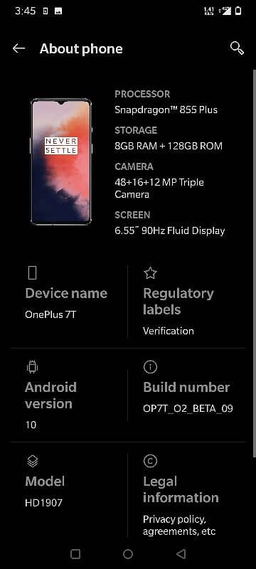 mobile OnePlus 7t sale 90fps pubg spotted processor 865+plus full okay 2