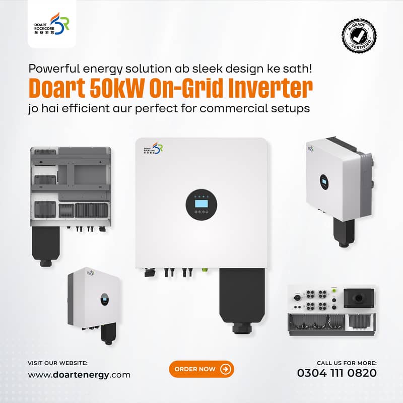 Doart 50kW On-Grid Solar Inverter 0