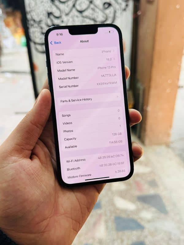 iphone 13 Pro Max 128GB Non PTA Waterpack 6