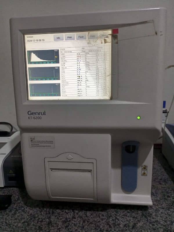 GENRUI KT6200 HEMATOLOGY ANALYSER 0