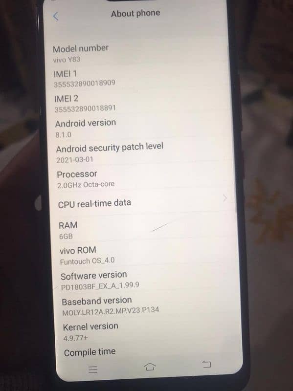vivo Y83 Good condition 2