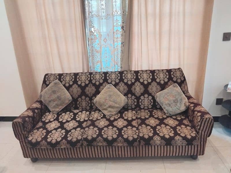 5 seater sofa set pure wood 2