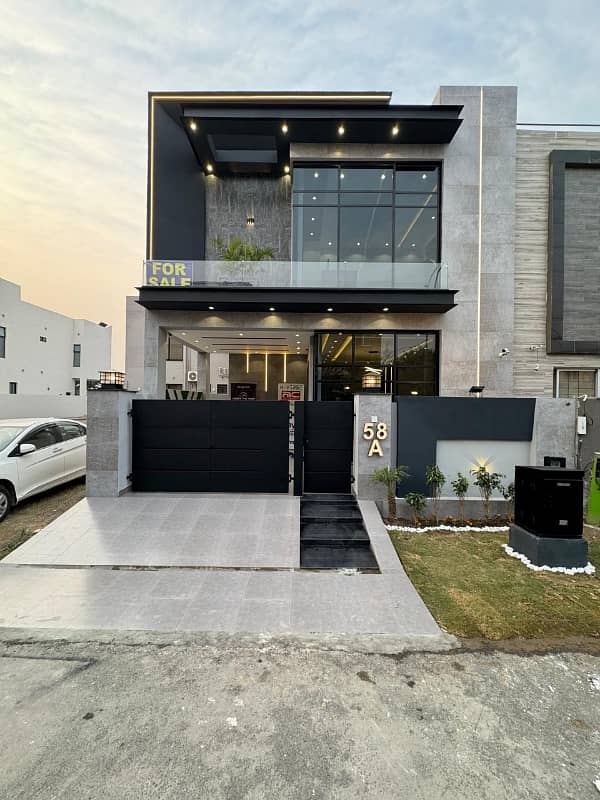 Proper Double Unit 5 Marla Brand New House for Rent in DHA Lahore 0