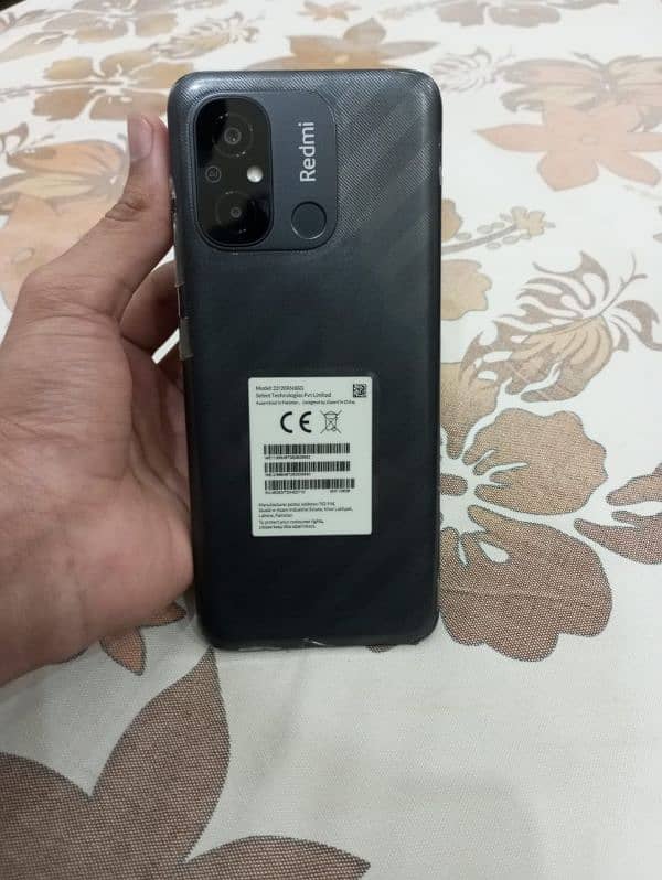 Redmi 12 C With Box charger Black Colour 1