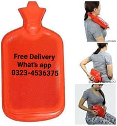 Rubber Hot Water Bottle l Free Delivery l Massager l 0323-4536375