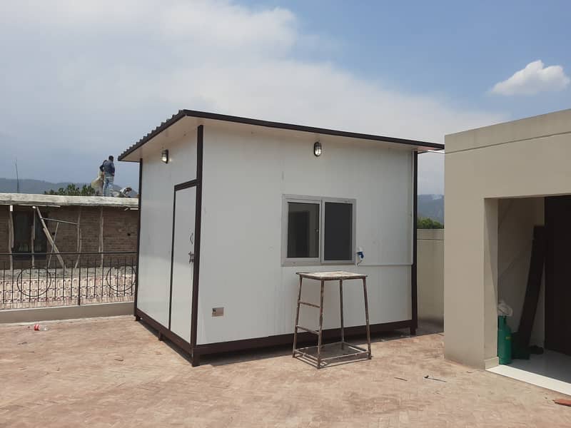 Porta cabin office container prefab homes security guard rooms 1