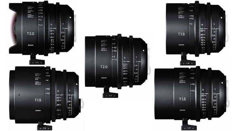 Sigma Cine Lens Kit 6 lenses T series 0