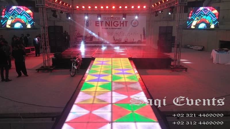 SMD Screen/Truss Lighting/Dj Sound System/Disco Lights/Projector/LEDs 2