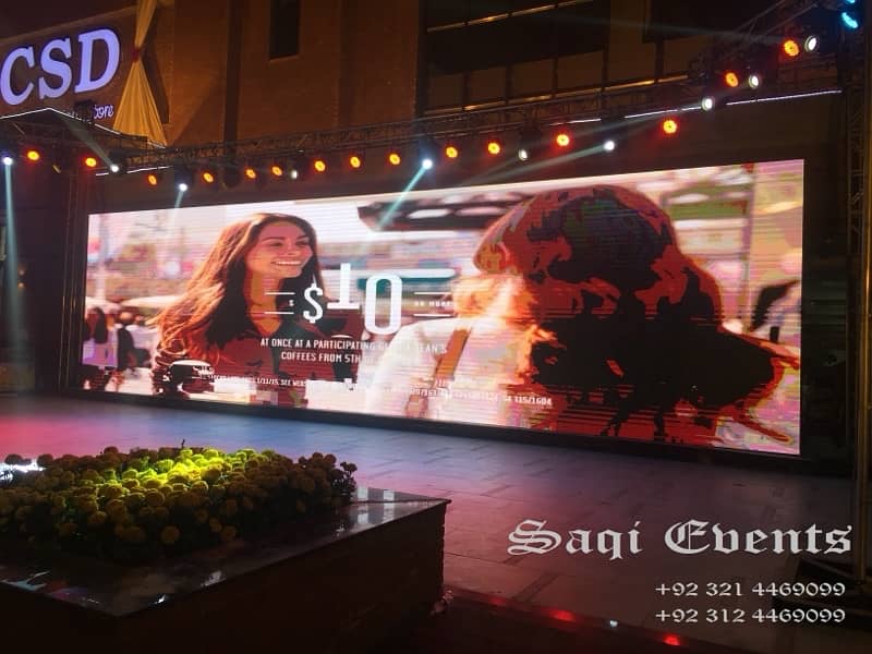 SMD Screen/Truss Lighting/Dj Sound System/Disco Lights/Projector/LEDs 8