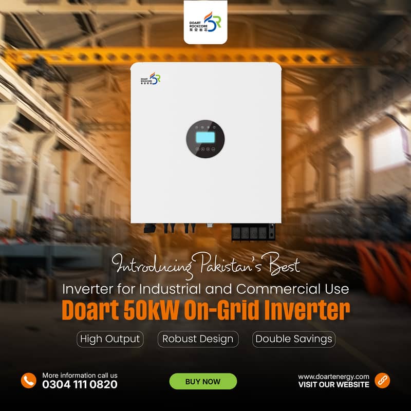 Doart 50kW On-Grid Solar Inverter 4