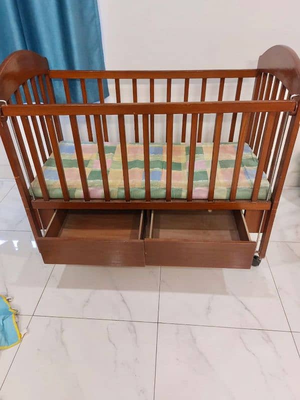 Pure Wooden baby cot 0