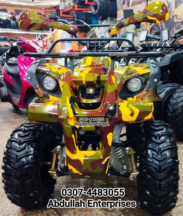 7no. size 110cc ATV Quad Bike 4 Wheeler Dubai import 4 sale deliver pk 0