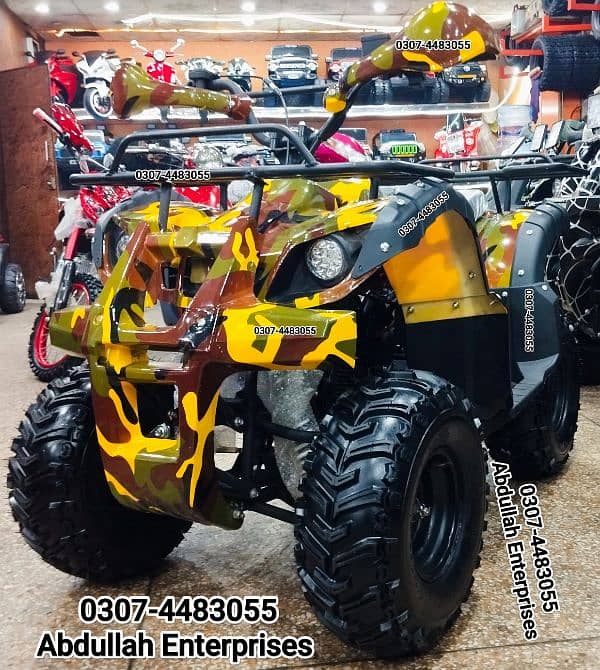 7no. size 110cc ATV Quad Bike 4 Wheeler Dubai import 4 sale deliver pk 4