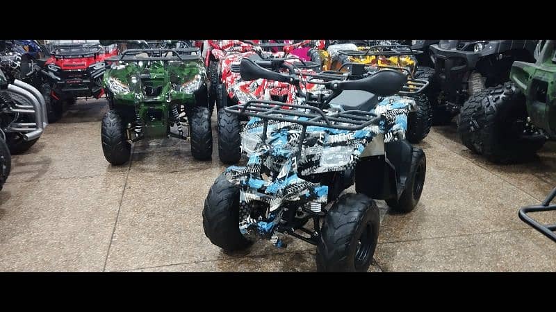 Full recondition Square light jeep model 110cc ATV Quad Bike 4 Wheeler 0