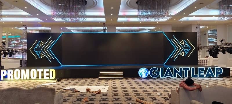 Dj Sound System/SMD Screen/Truss Lights/Projector/LEDs/Lighting Floor 11