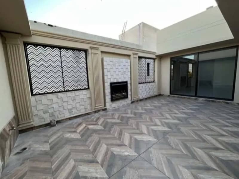 15 marla corner Facing park Super Luxury Modern Bungalow For Sale In 5