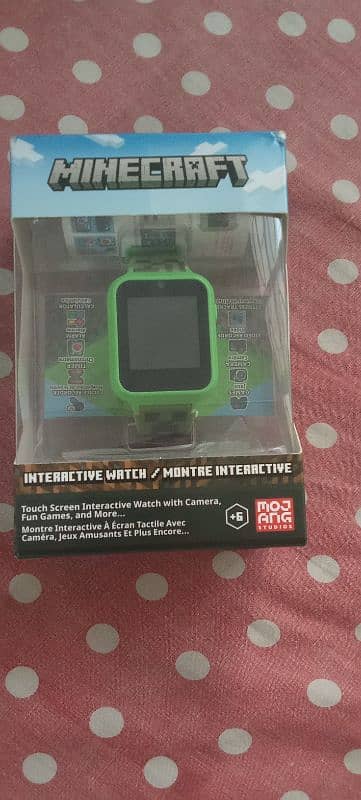 Minecraft kids smart watch 5