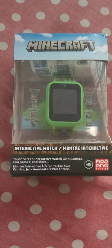 Minecraft kids smart watch 8