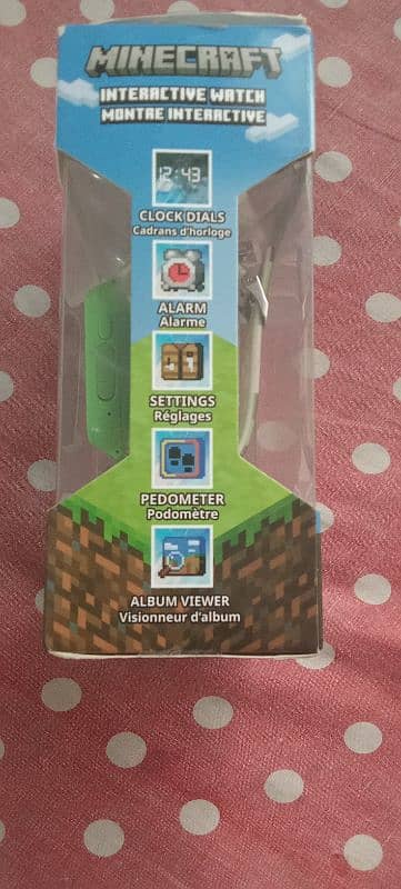 Minecraft kids smart watch 9