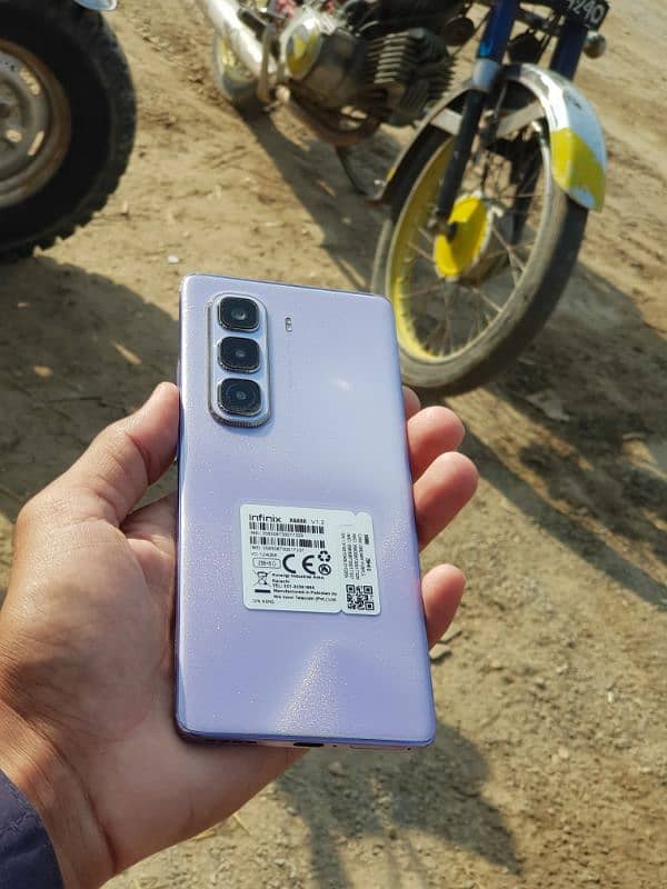 infinx hot 50 pro plus 8+8/256 gb purple clr with box and charger 1