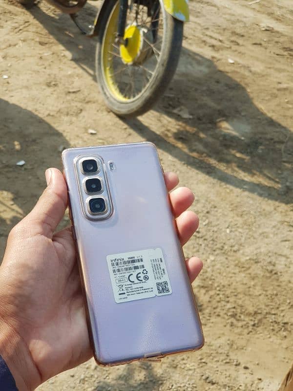 infinx hot 50 pro plus 8+8/256 gb purple clr with box and charger 6