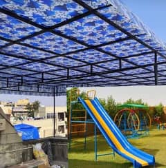 play ground swings and roof parking shade. PH. 03272933969