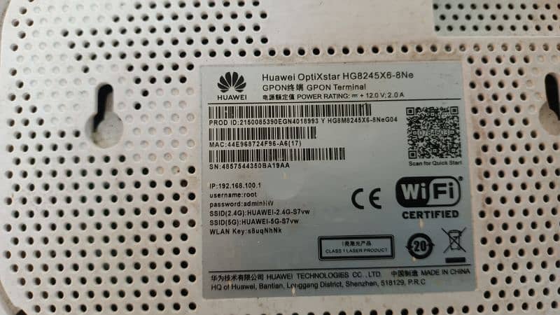 Huawei wifi 6 router (Gpon) 0