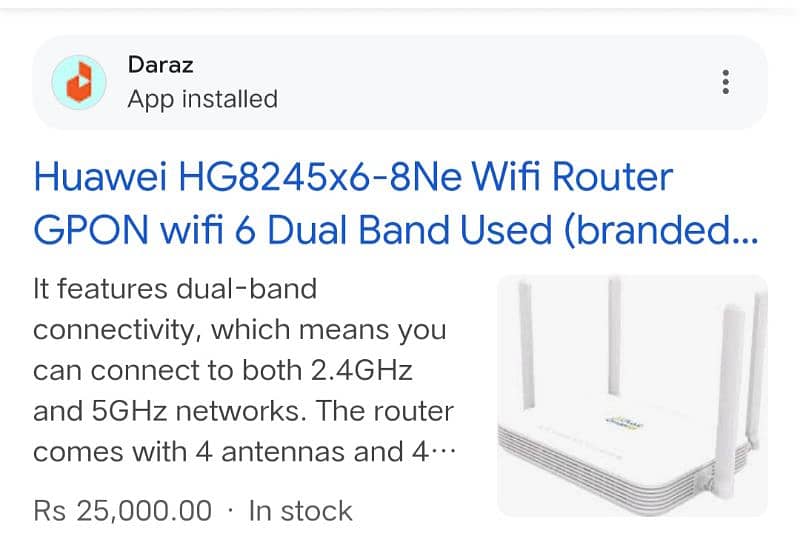 Huawei wifi 6 router (Gpon) 5