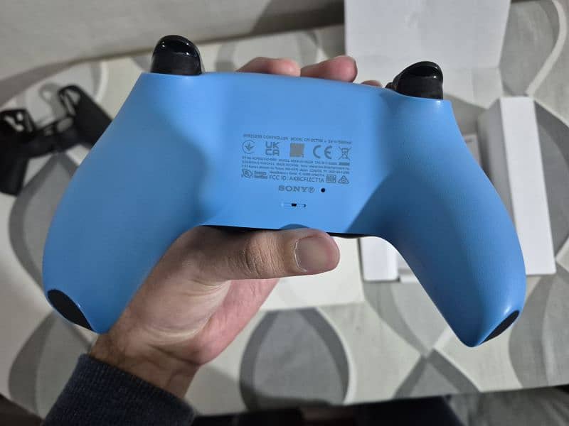 PS5 DualSense Starlight Blue controller excellent condition no fault 3