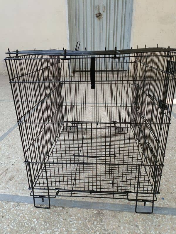 cage length 2 feet widgth 1.5 feet cage height 1.5 feet 3