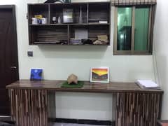 study table and divider for sale