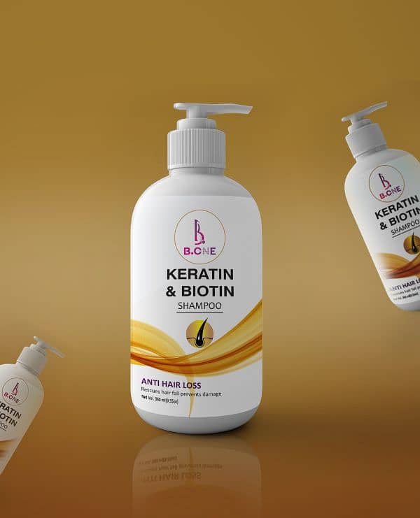 B One keratin Shampoo 360ml 0