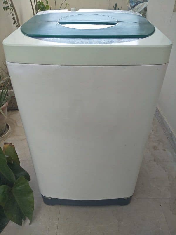 Haier fully automatic washing machine 8kg 1