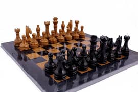 Luxury Pure Handmade Natural Marble Chess Game