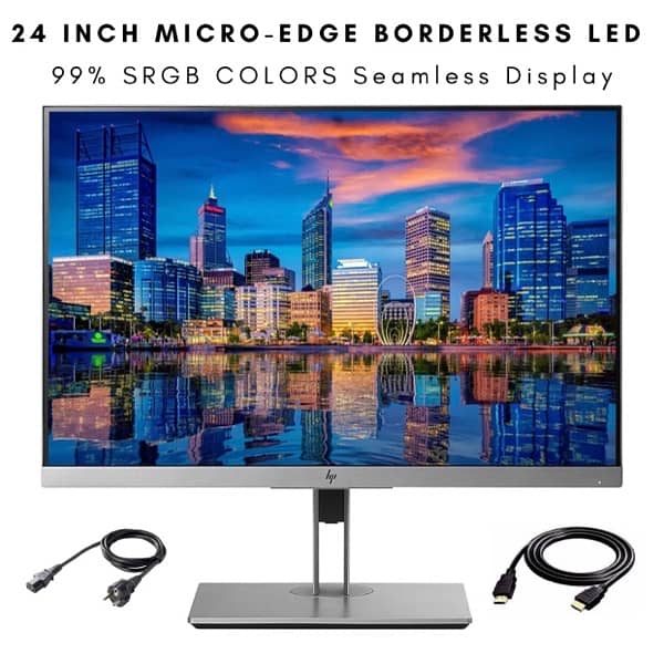 HP E233 23-inch IPS Monitor - Premium Display, Versatile Connectivity 1