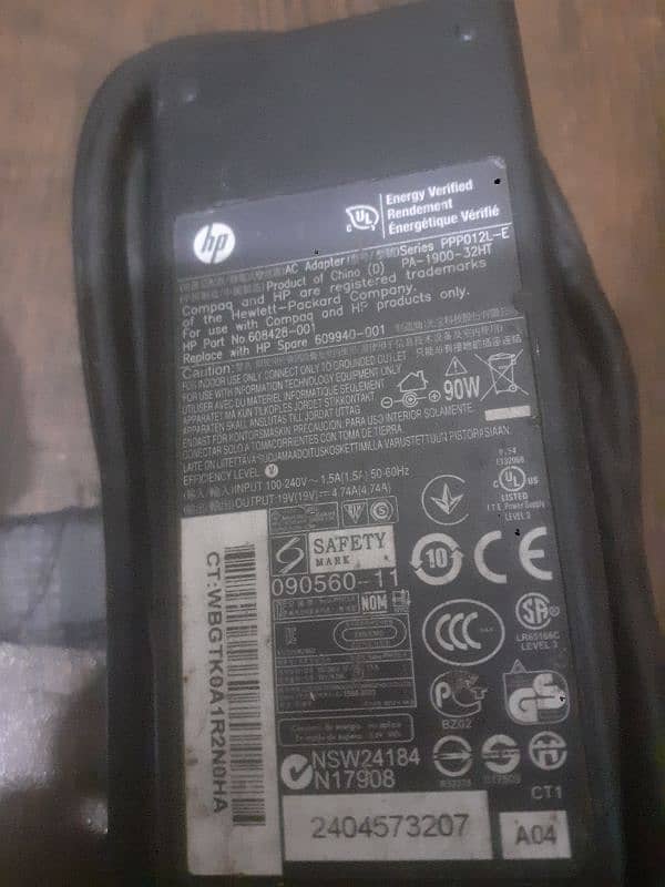 Laptop charger HP 1