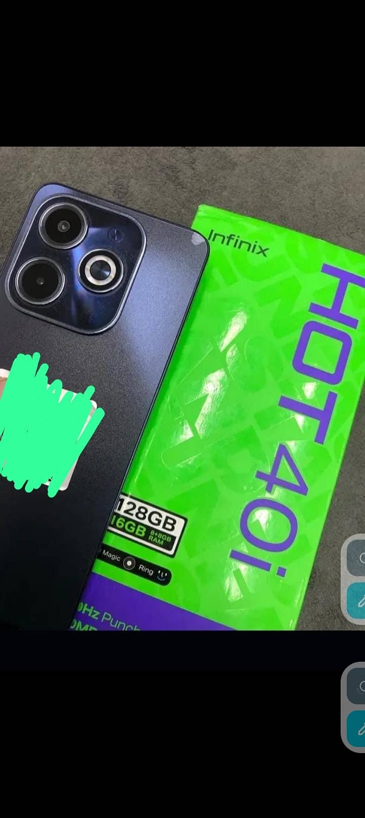 infinix hot 40i 10 by 9 condition 0