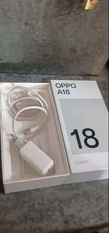 oppo a18 4+4gb 128gb urgent sale 2