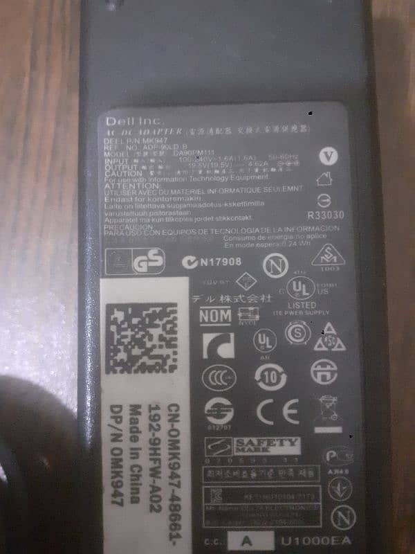 Laptop charger Dell 1