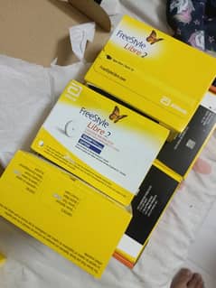 Freestyle Libre 2 Sensors and libre 1 reader. sealed, Canadian