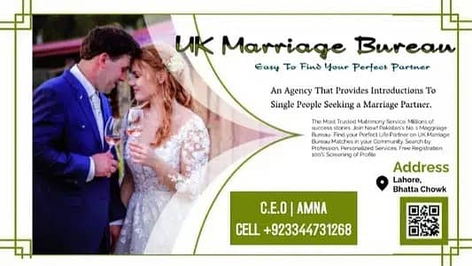 Marriage Bureau , Abroad Proposals , Rishta Services, Decent Proposal 0