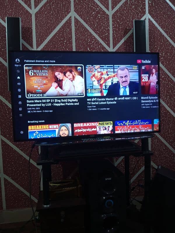 haier LCD for sell in good condition with android tv 5