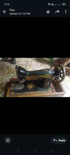 Singer company original sewing machine