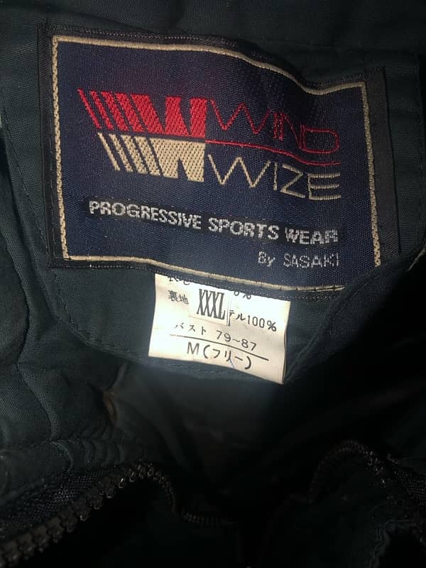 Brand New WindWize by Sasaki Jacket 1