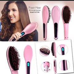 hair straightener brush