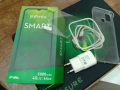 Infinix Smart 5  With Box and Original Charger 3 GB Ram 64 GB Memory