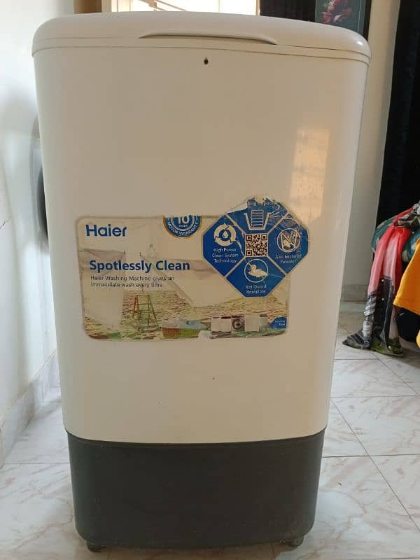 Haier washing machine 0